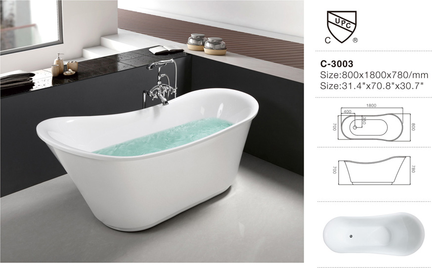 (1) MEC3003--Free Standing Acrylic Solid Surface Irregular Oval Soaking Bathtub.jpg