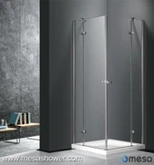 Кутова мода Простий дизайн дешевої Swing Pinge Shower Enclosure