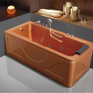 Прямокутний розкішний акварельний гідромасаж з джакузі