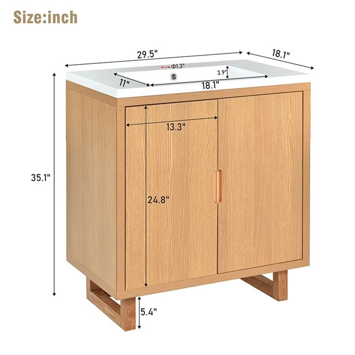 Raw Wood Bathroom Vanity factory Raw Wood Bathroom Vanity factory